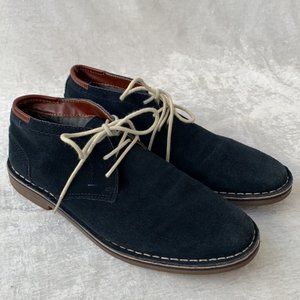 Kenneth Cole Blue Suede Shoes Chukka Boot